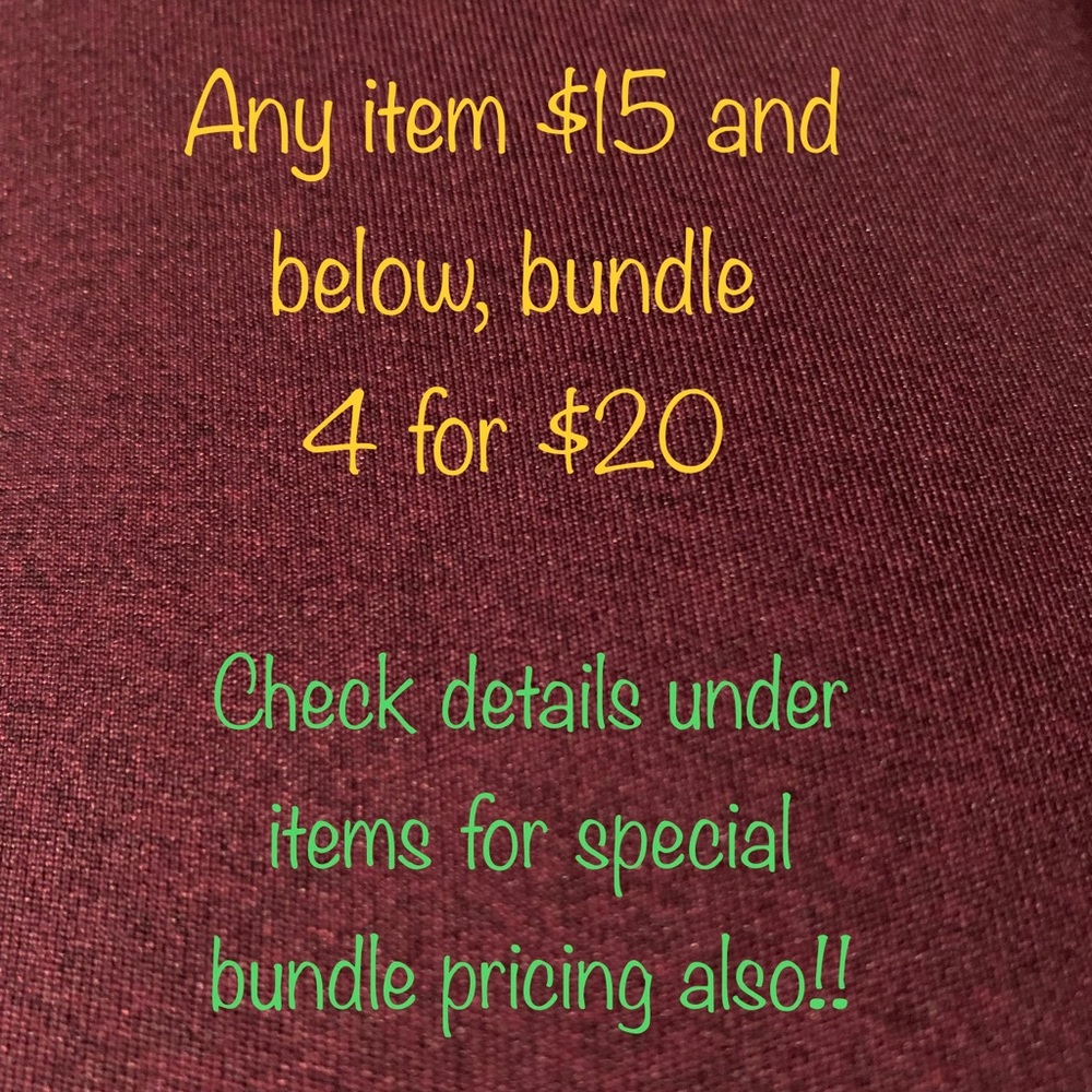 4/$20 Bundle and SAVE!!!
